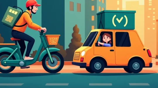 delivering with Uber Eats